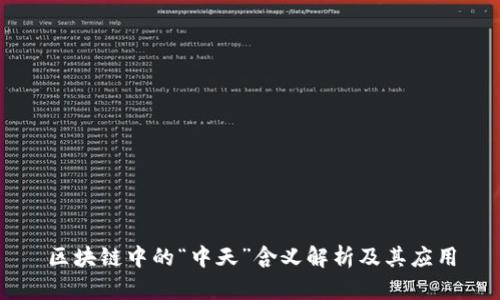 区块链中的“中天”含义解析及其应用